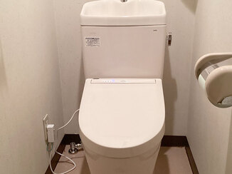 トイレリフォーム お値打ちに取り替えた、使いやすいトイレ