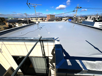 外壁・屋根リフォーム 雨漏り対策を万全にした安心のベランダ